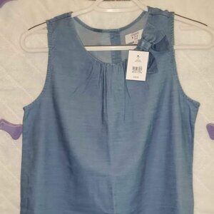 🎀 Crown & Ivy Kids - Girls Denim Dress Size 16 (NWT)